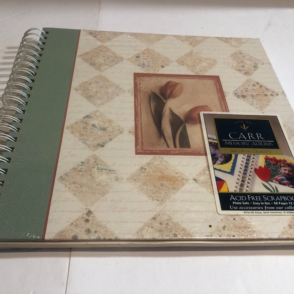 NEW Carr 60 Page Acid Free 12x12 Scrapbook #F23